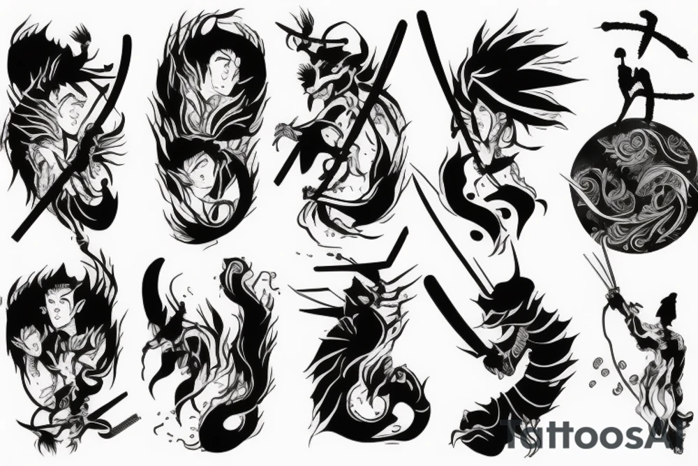 Samourai tattoo idea