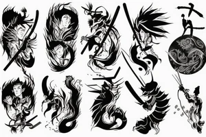 Samourai tattoo idea