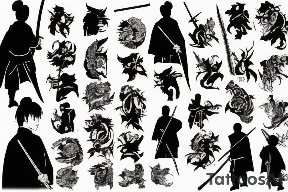Samourai tattoo idea