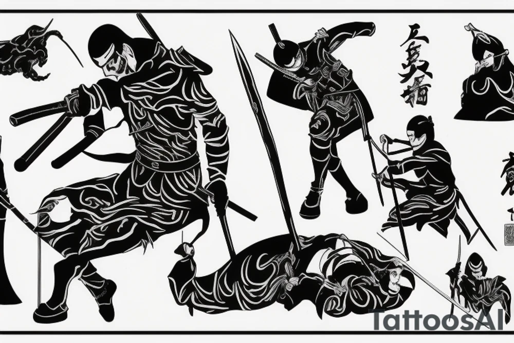 Samourai tattoo idea
