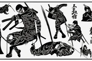 Samourai tattoo idea