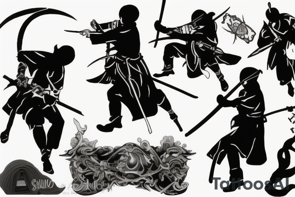 Samourai tattoo idea