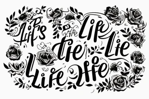It's life! tattoo idea