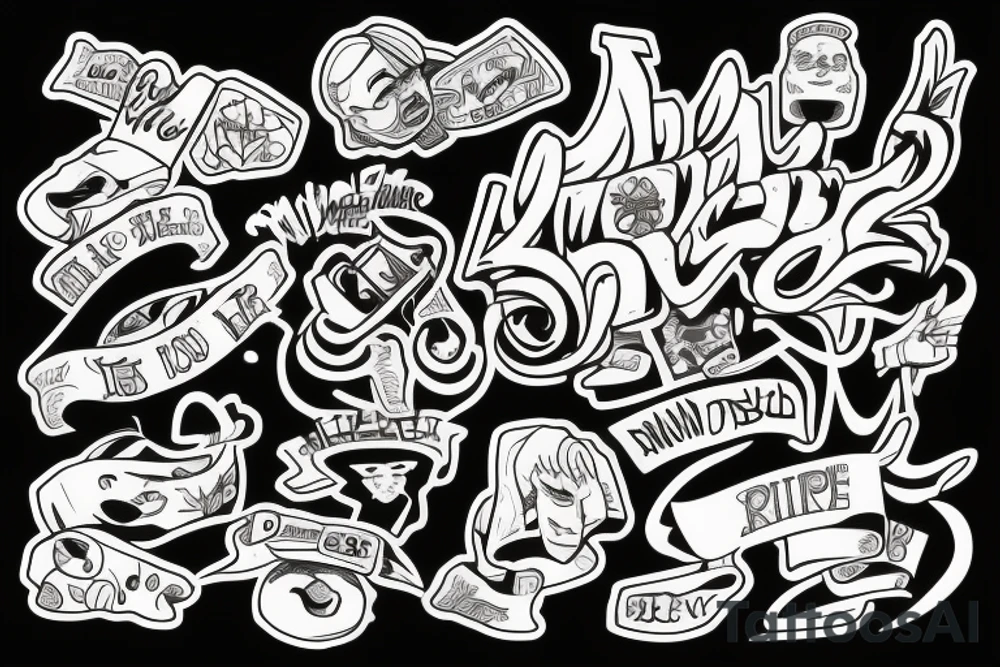 Rapper tattoo idea