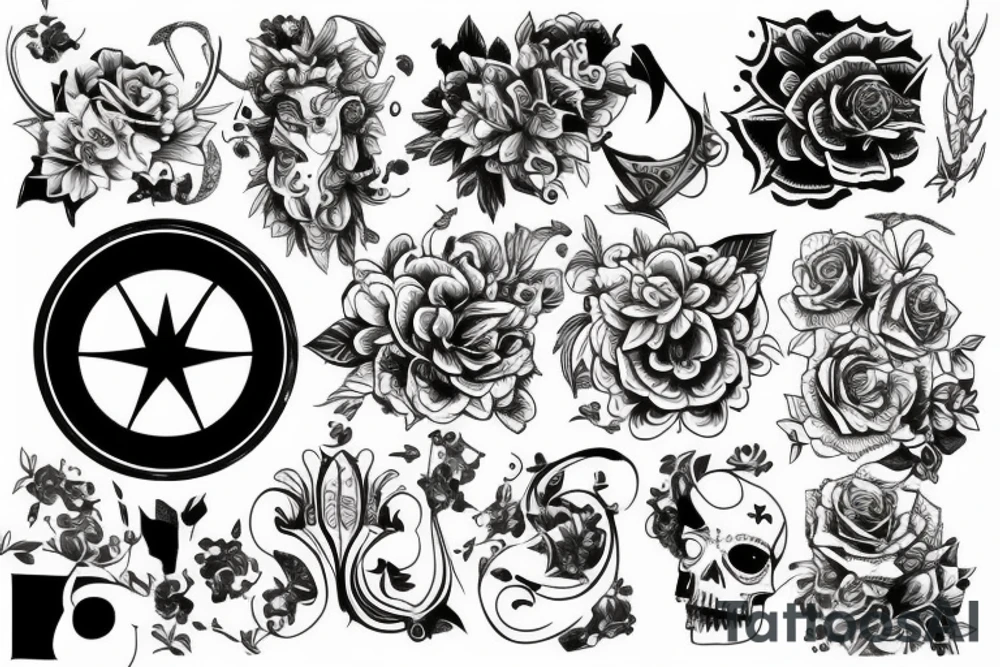 a wall tattoo idea