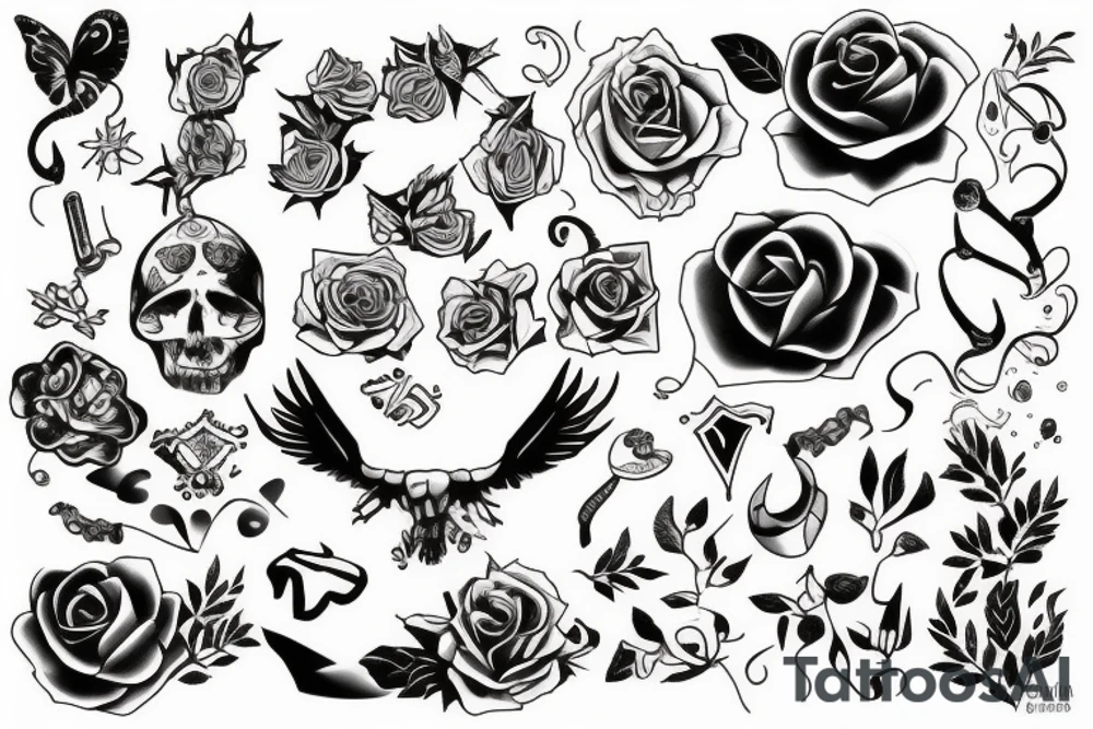 a wall tattoo idea