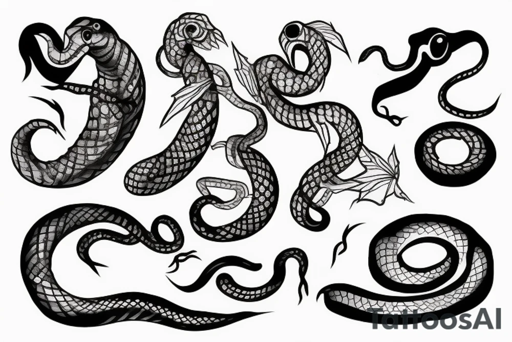 snake tattoo idea
