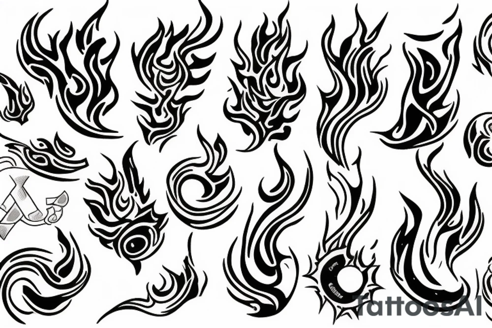flame and hope for wrist, small candles tattoo idea