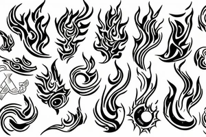 flame and hope for wrist, small candles tattoo idea