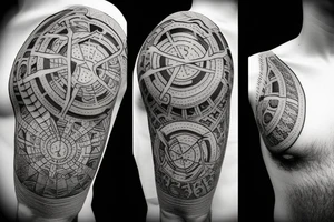 balanced world tattoo idea