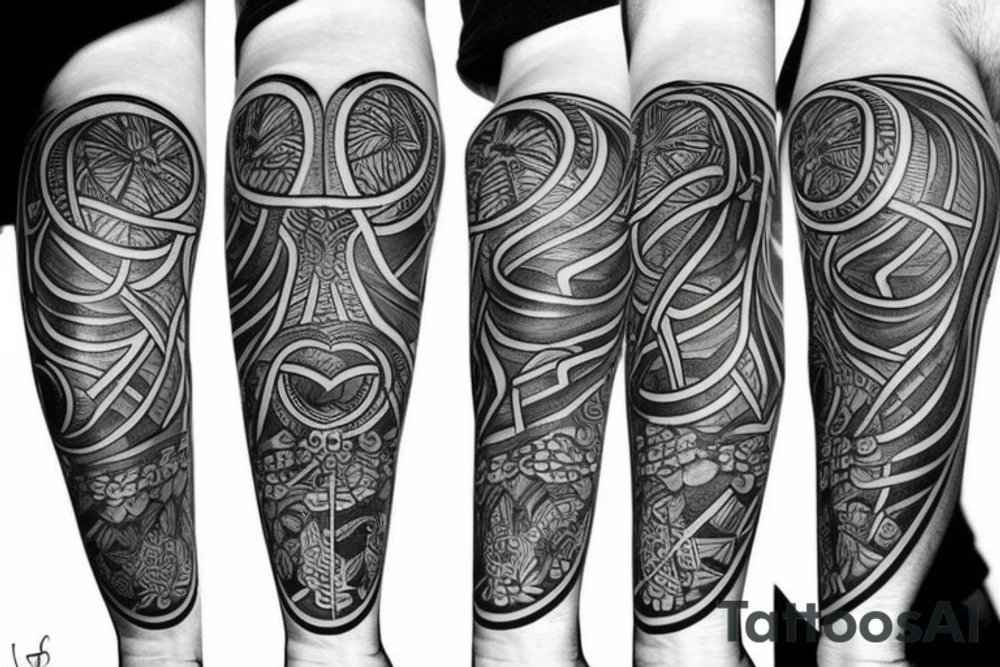 balanced world tattoo idea