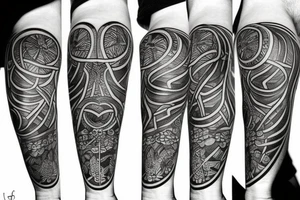 balanced world tattoo idea