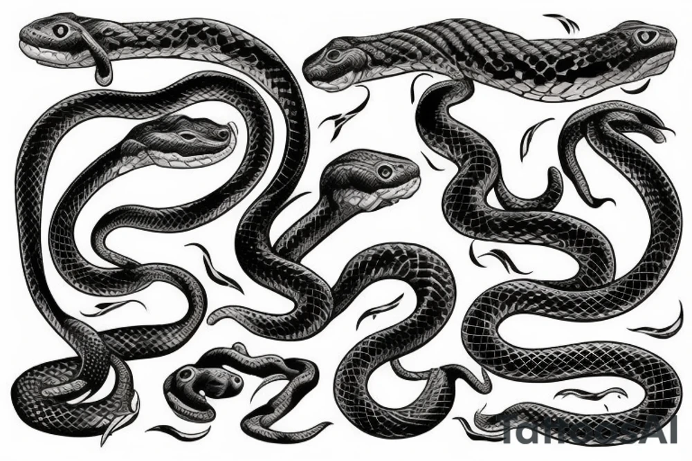Big snake tattoo idea