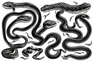 Big snake tattoo idea
