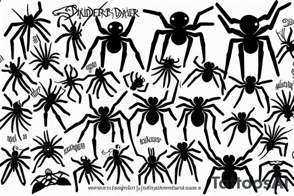 spider tattoo idea