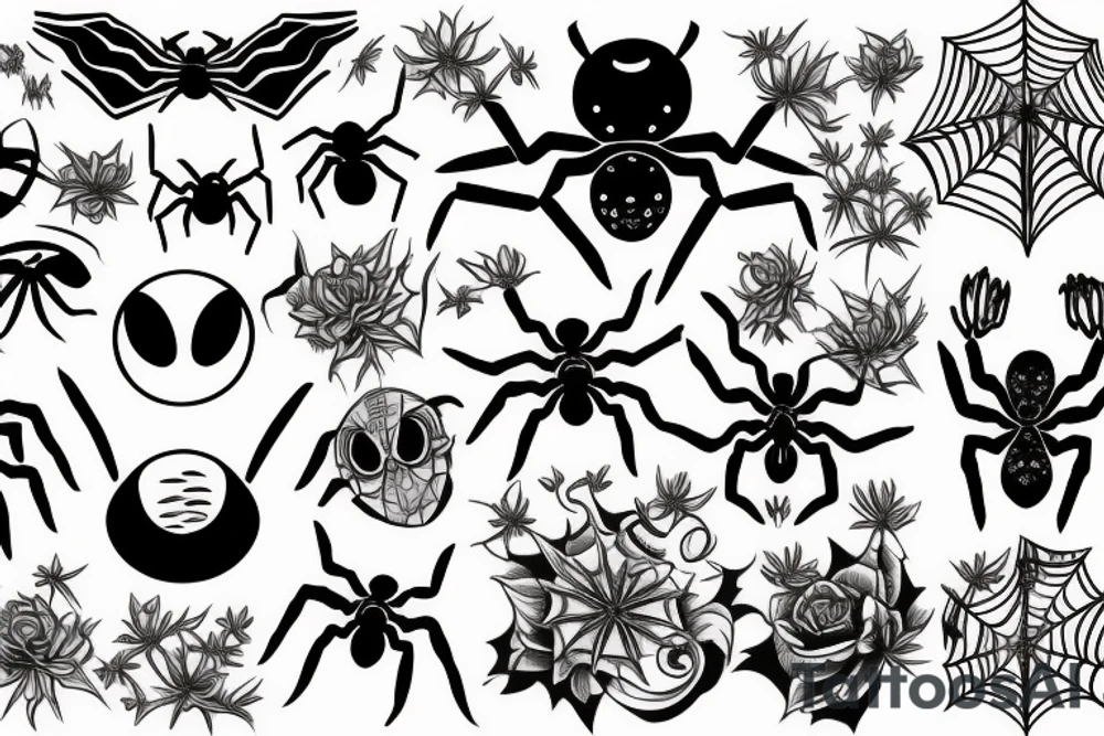 spider tattoo idea