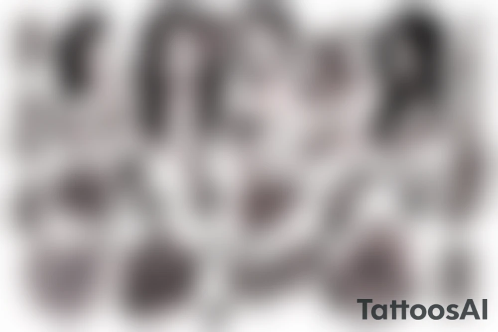 Sexy lady tattoo idea