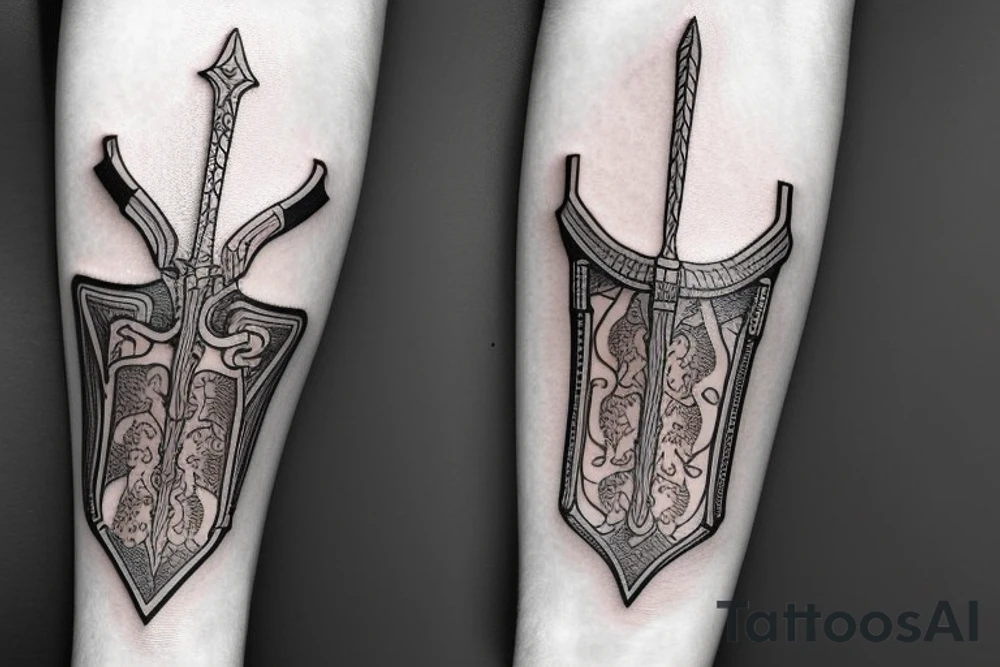 a sword tattoo idea