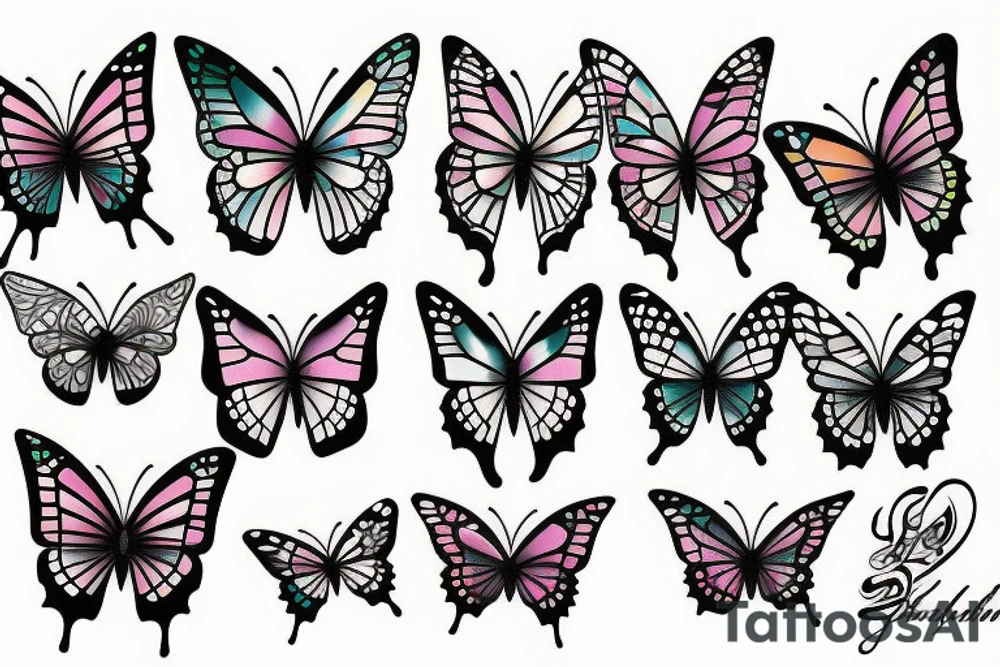 Tiny Butterfly tattoo idea