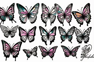 Tiny Butterfly tattoo idea