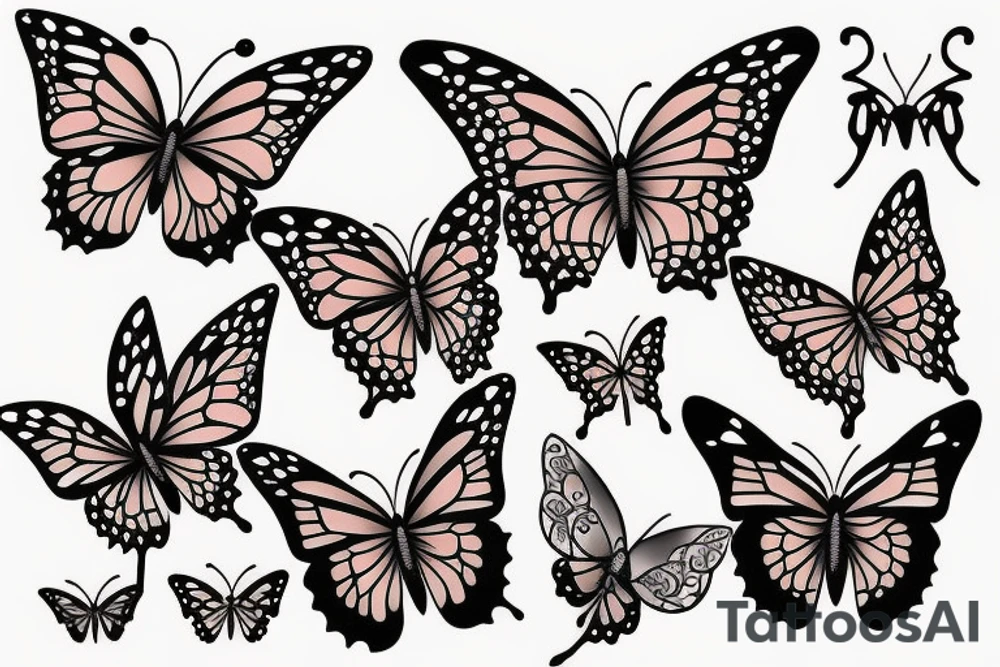 Tiny Butterfly tattoo idea