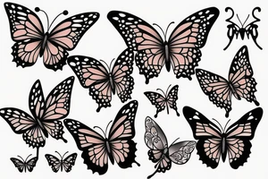 Tiny Butterfly tattoo idea