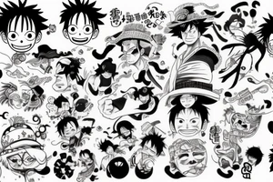 luffy tattoo idea
