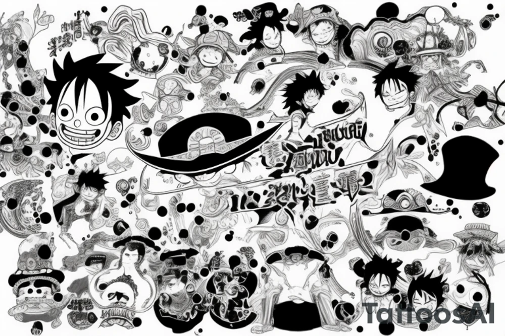 luffy tattoo idea