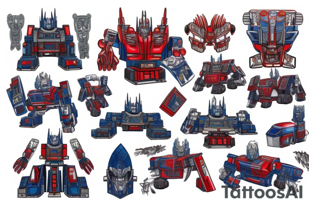 Optimus prime tattoo idea
