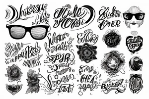 Bril text tattoo idea