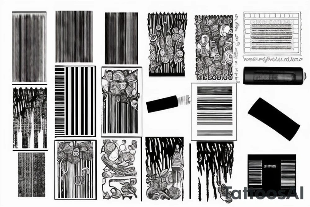 Barcode tattoo idea