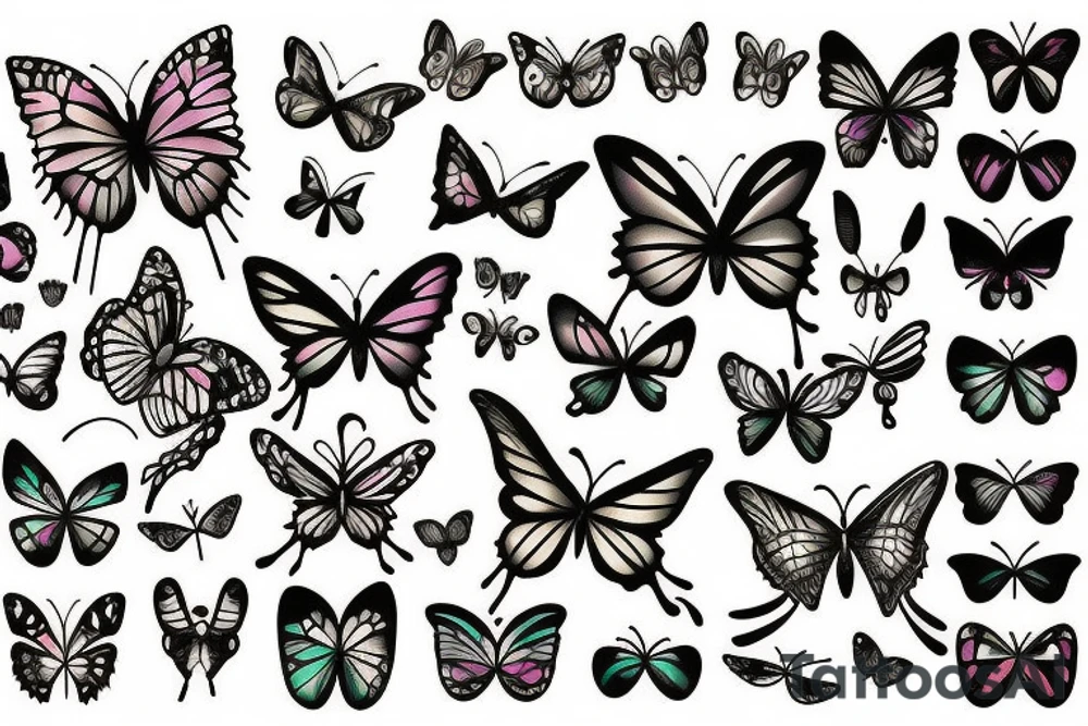 butterfly tattoo idea