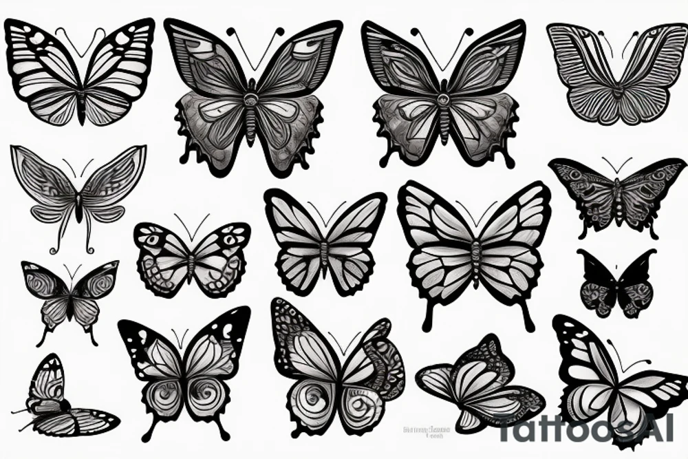 butterfly tattoo idea