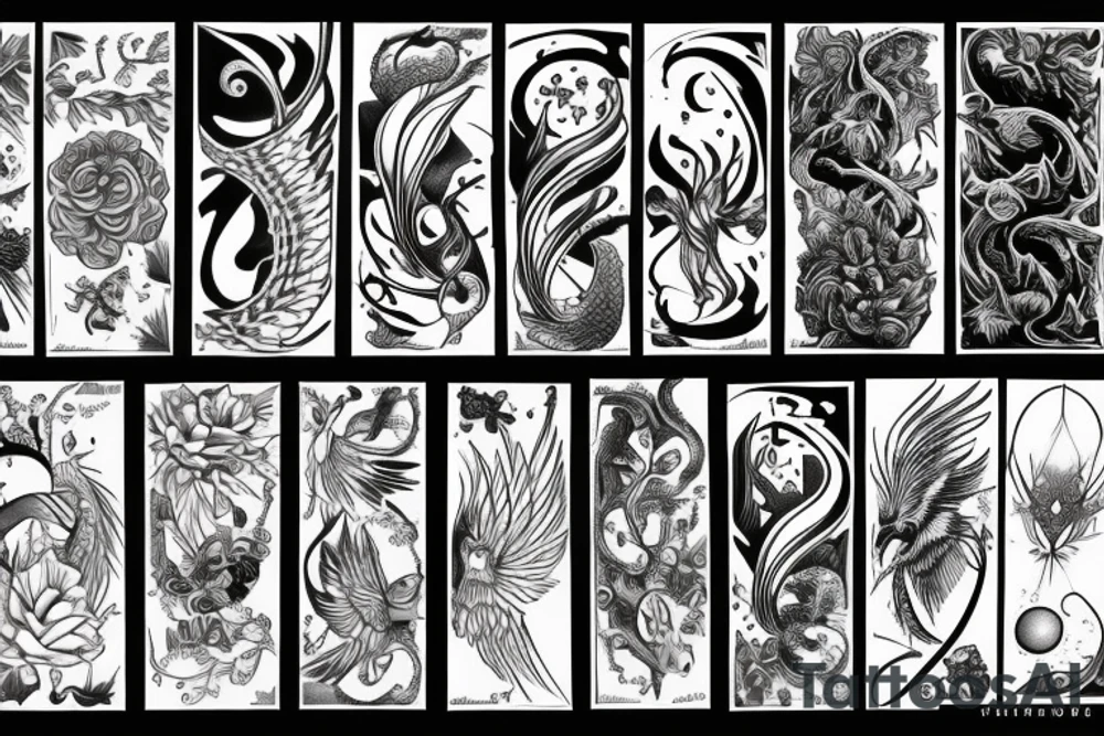 Phoenix tattoo idea