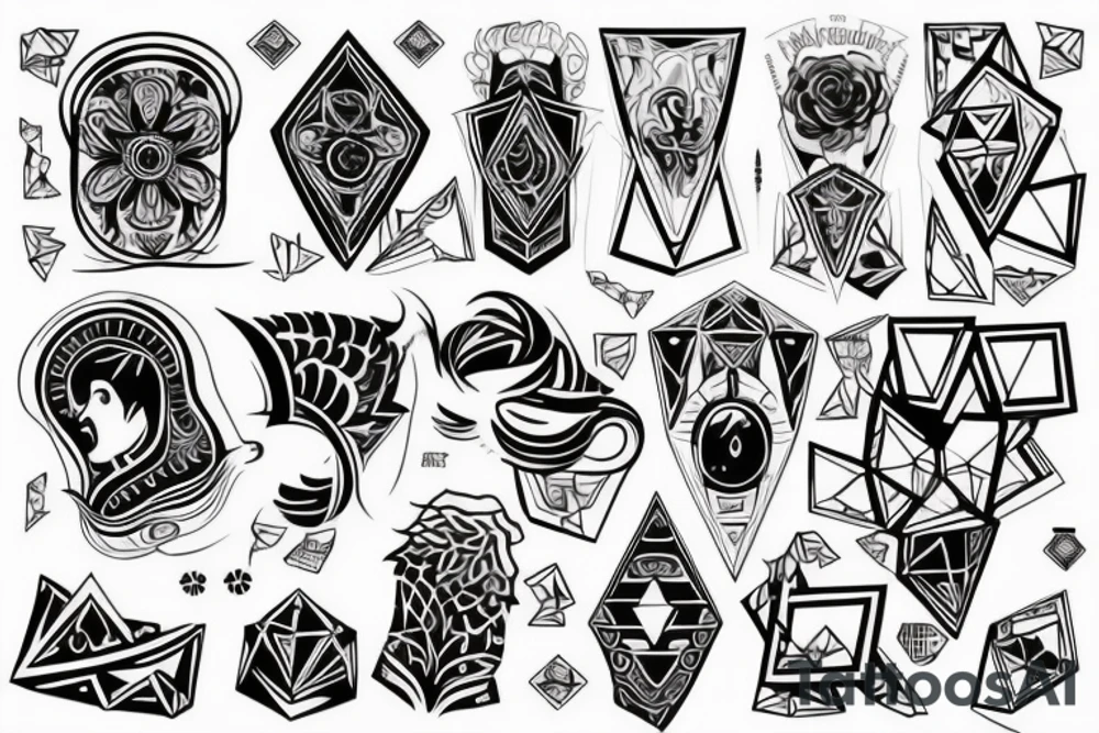 Геометрическая задача tattoo idea