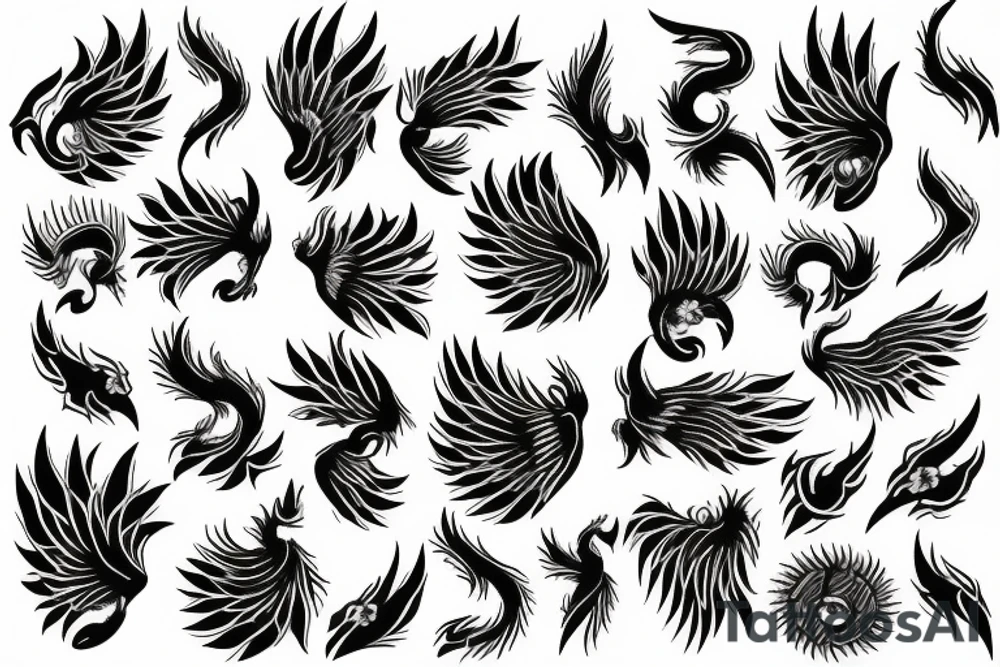 Phoenix tattoo idea