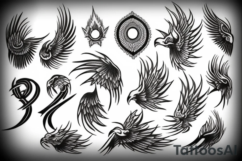 Phoenix tattoo idea