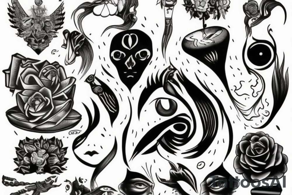 alone tattoo idea