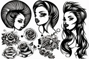 Hair dryer and my friend tattoo idea