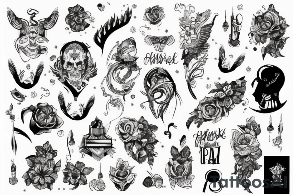 Руки на предплечий tattoo idea