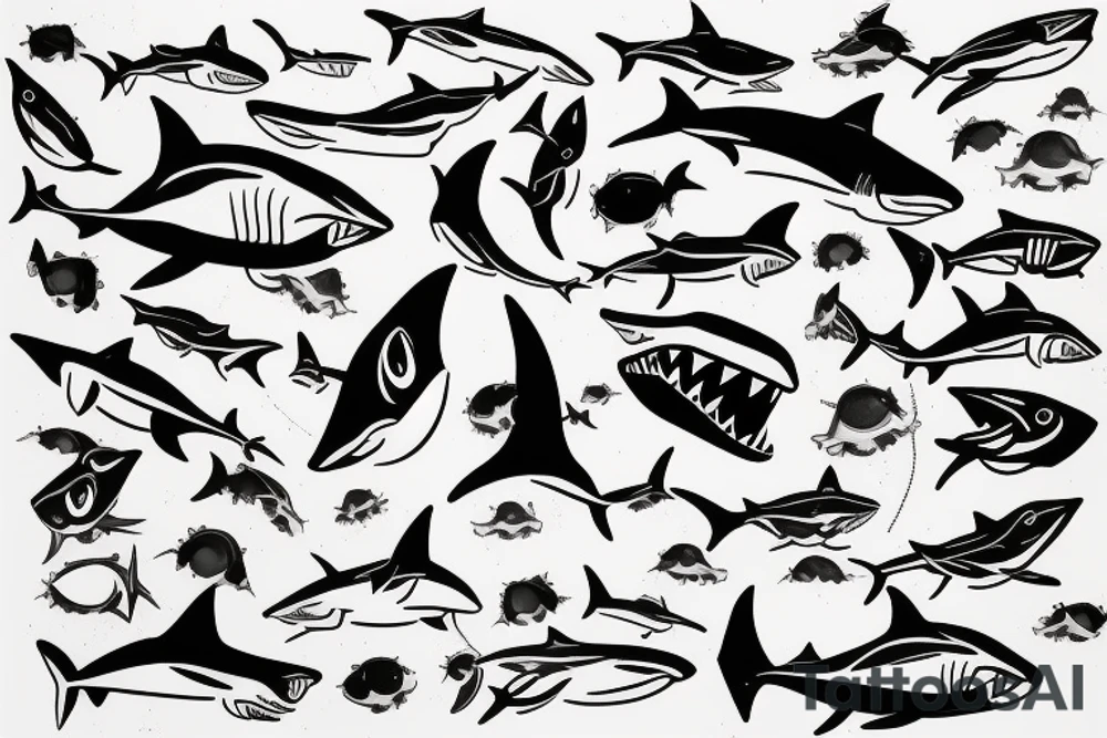 Shark tattoo idea