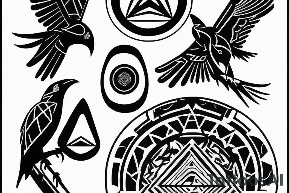 Raven of the dawn tattoo idea