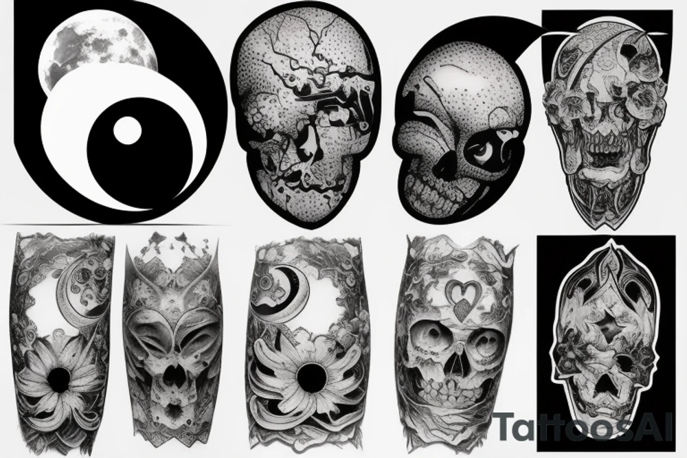 moon tattoo idea
