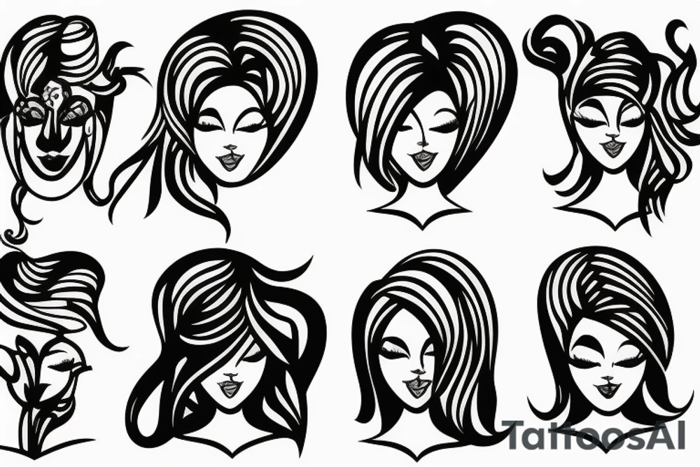 Hair dryer tattoo idea