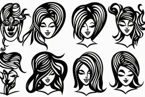 Hair dryer tattoo idea