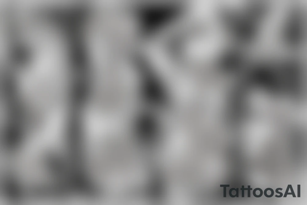Woman life freedom iran tattoo idea