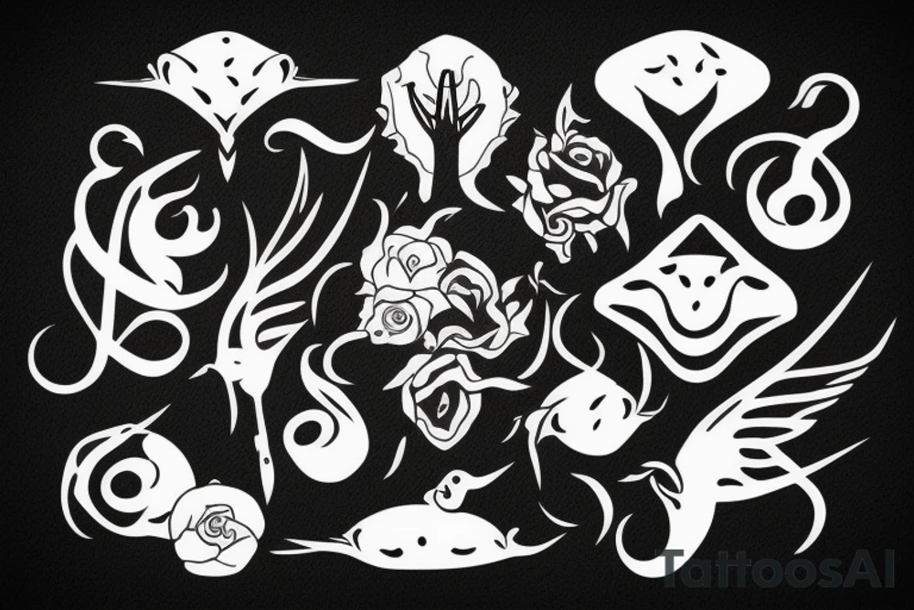 با تمام وجود غمگینم tattoo idea
