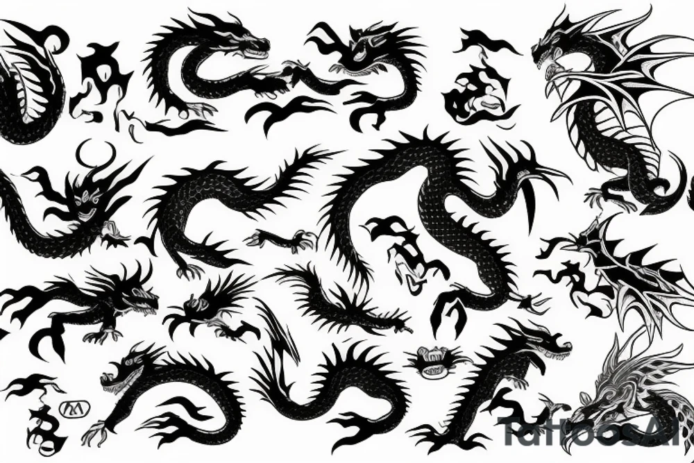 Dragon tattoo idea
