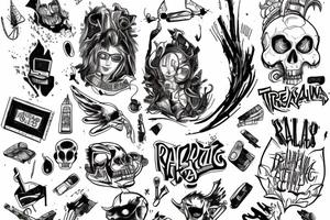 Treshpolka, max payn, valhalla, falling in Reverse tattoo idea