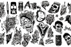 Treshpolka, max payn, valhalla, falling in Reverse tattoo idea